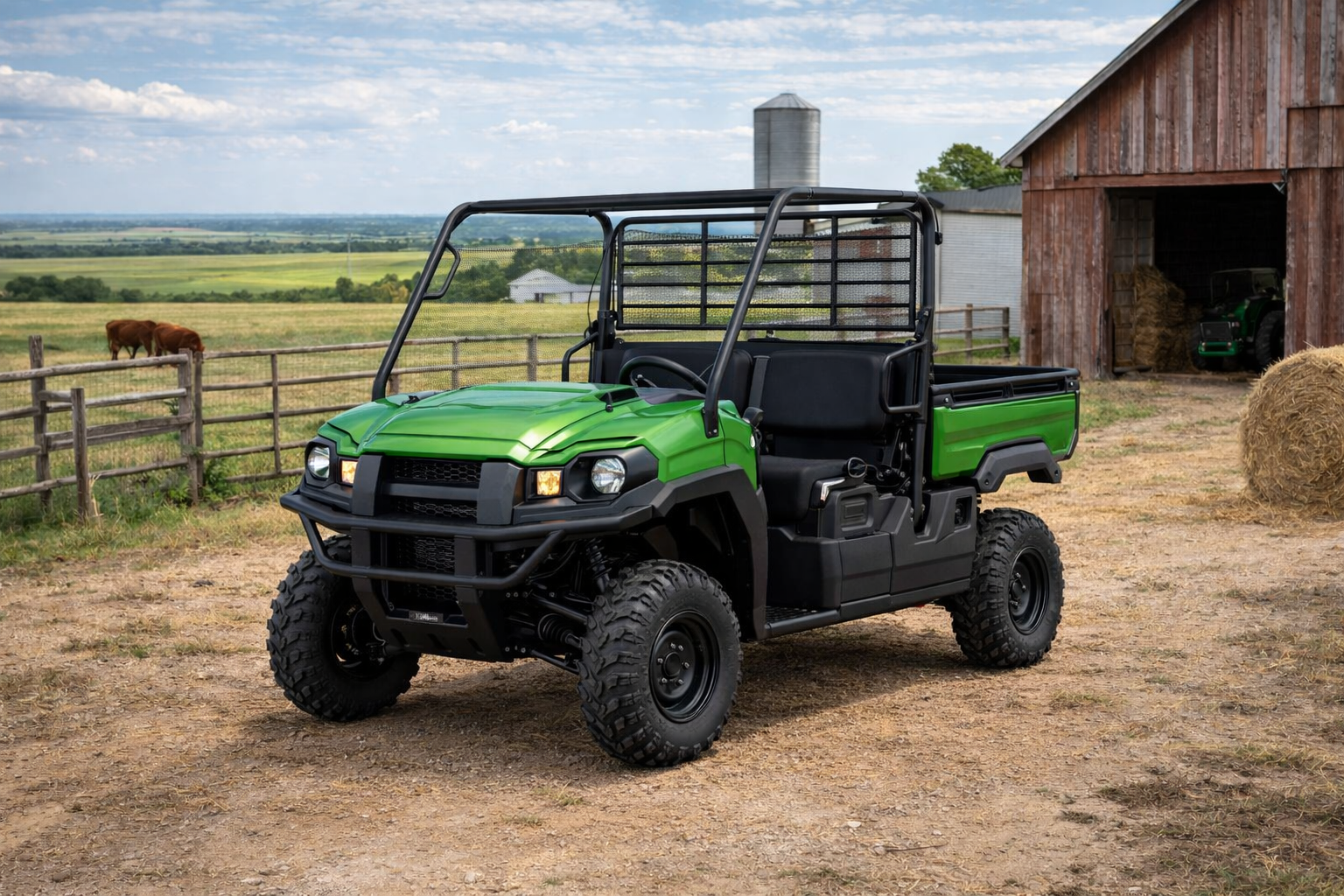 Kawasaki MULE at a Kansas farm