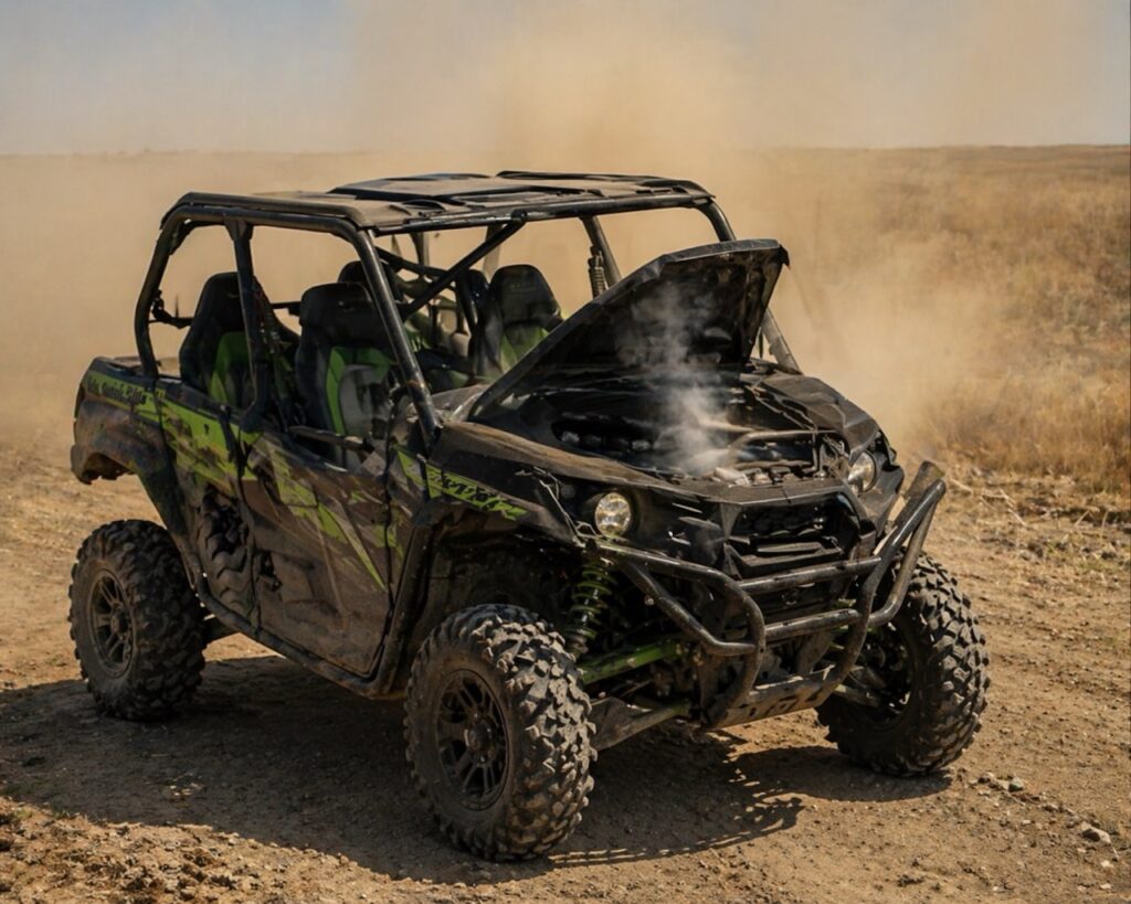 UTV Overheats In dusty hot Kansas Conditions