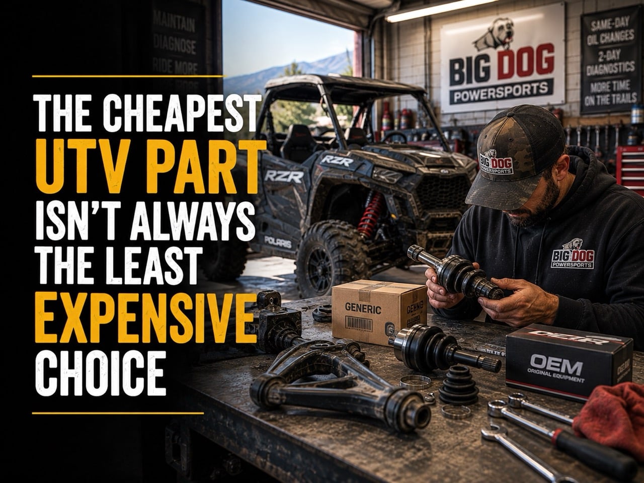 The Cheapest UTV Part Isn't Always the Least Expensive Choice